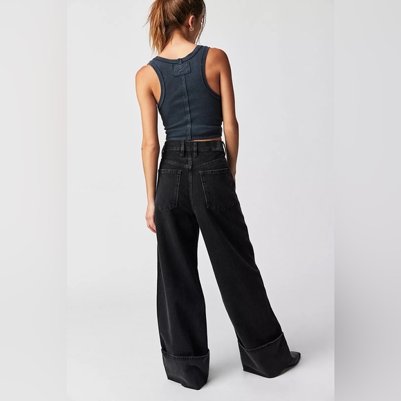 NEW We The Free Final Countdown Cuffed Low-Rise Jeans - Picture 2 of 13